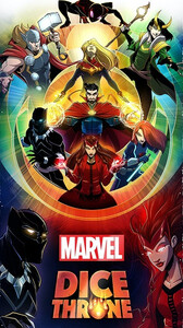 Dice Throne: Marvel (Komplet wszystkich 8 postaci)