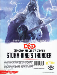 Dungeons & Dragons: Dunegon Master's Screen 5.0 - Storm King's Thunder